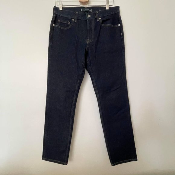 Everlane Men's Slim Jeans - Dark Blue - Picture 7 of 9